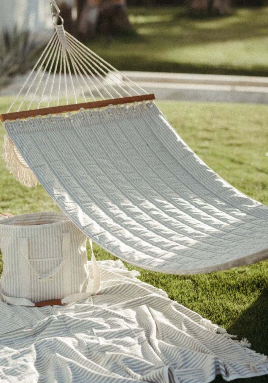 Accessories Business & Pleasure Co Beach Accessories | Stripe Hammock - Sage