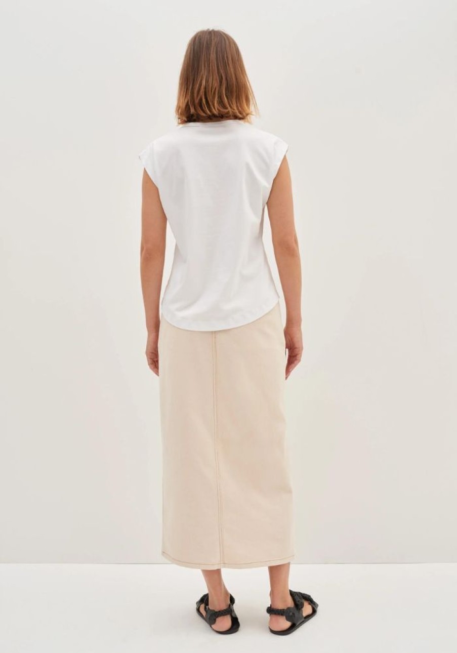 Fashion Morrison Skirts | Blanca Denim Skirt- Ecru