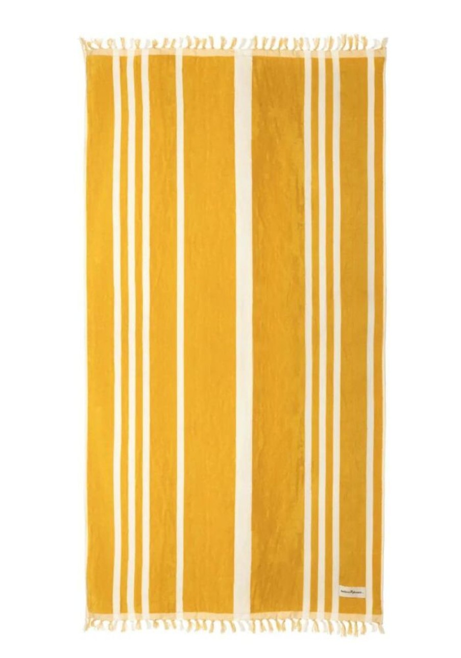 Accessories Business & Pleasure Co Beach Accessories | The Beach Towel- Vintage Yellow