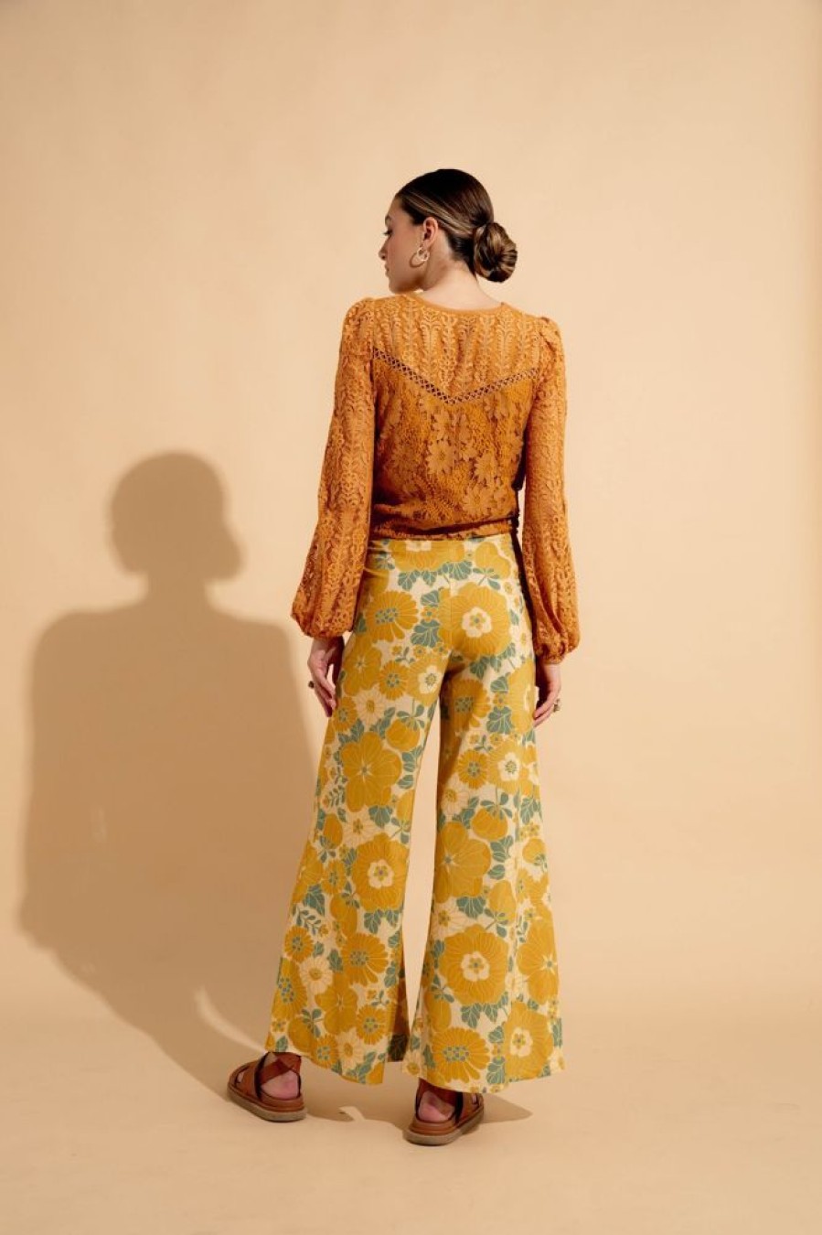 Fashion Nine Lives Bazaar Shorts + Pants | Palazzo Pant - Marigold