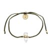 Accessories Tiger Frame Bracelets | Tiger Frame Olive Green Cord- Quartz