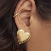 Accessories Arms Of Eve Gold Jewels | Darling Heart Earrings- Gold