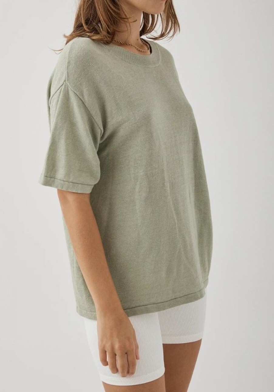 Fashion Arcaa Movement Tops | Hugo Tshirt- Aloe