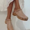 Accessories Cabo Gypsy Heels | Malibu Clogs - Vintage Nude