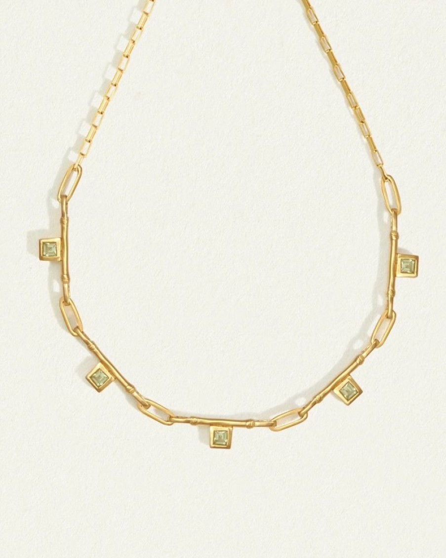 Accessories Temple of the Sun Gold Jewels | Xanthe Necklace- Gold