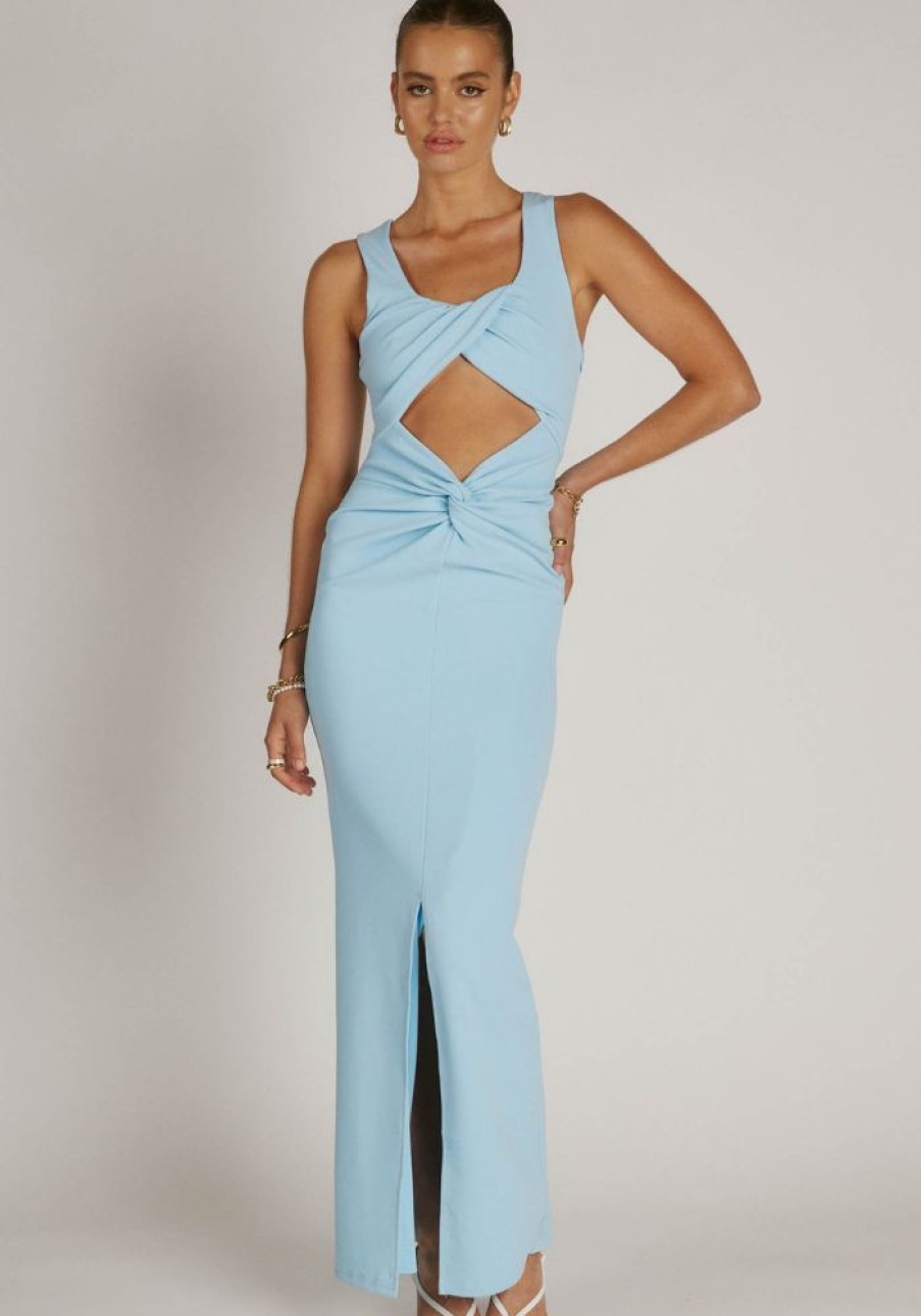 Fashion SNDYS Maxi Dress | Zariah Dress- Blue