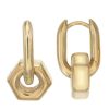 Accessories Tiger Frame Gold Jewels | Tiger Frame Macgyver- Oval Hoops