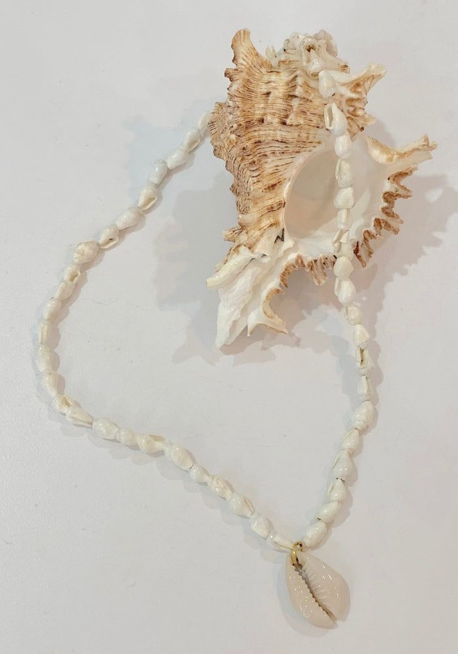 Accessories Cabo Gypsy Necklaces | Bingin Beach Shell Necklace