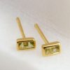 Accessories Temple of the Sun Gold Jewels | Leda Studs Peridot