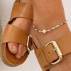 Accessories NP Rocks Jewellery Anklets | Rio Seed Bead Pearl Anklet