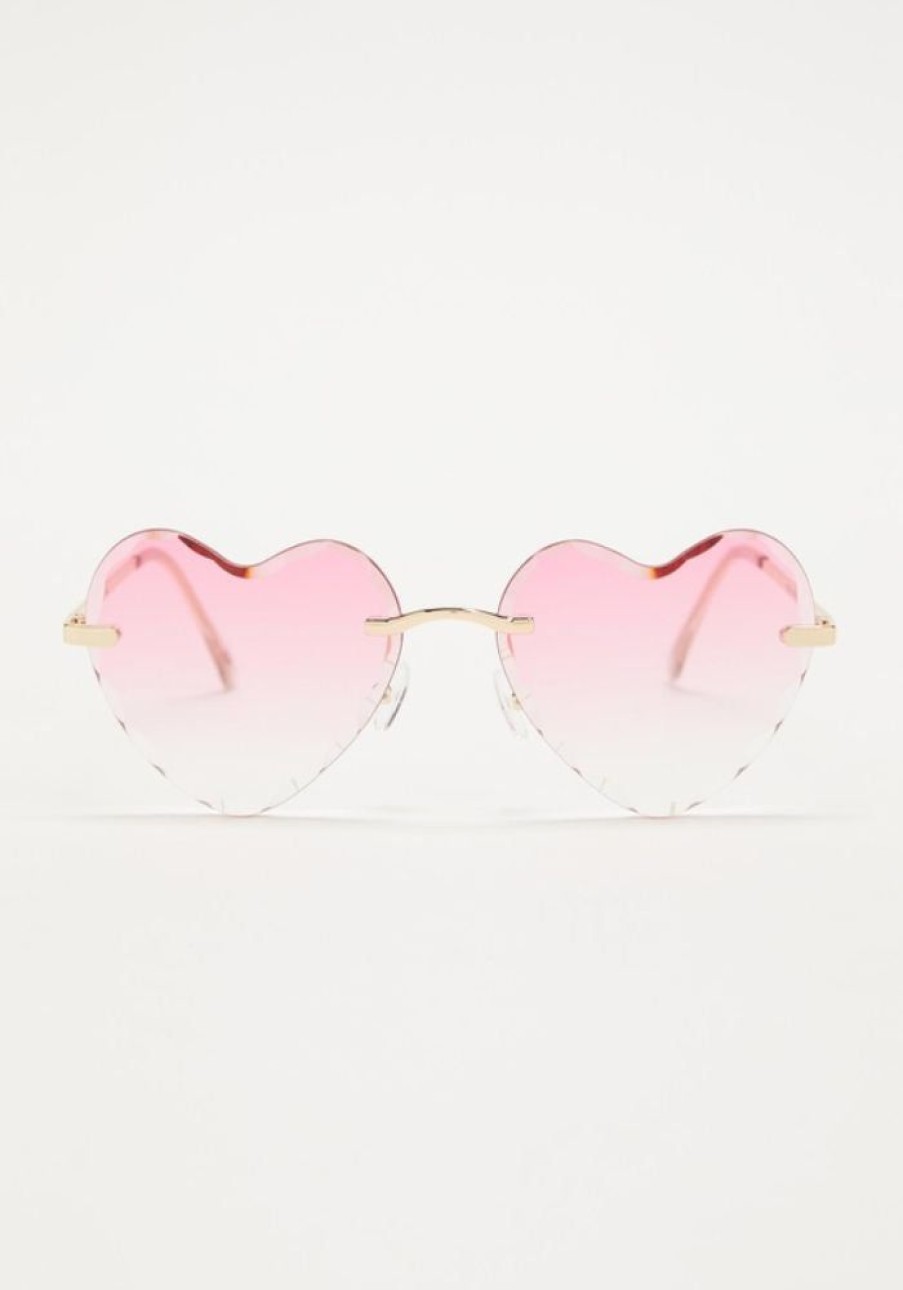 Accessories Reality Eyewear Sunglasses | Two Hearts- Blush