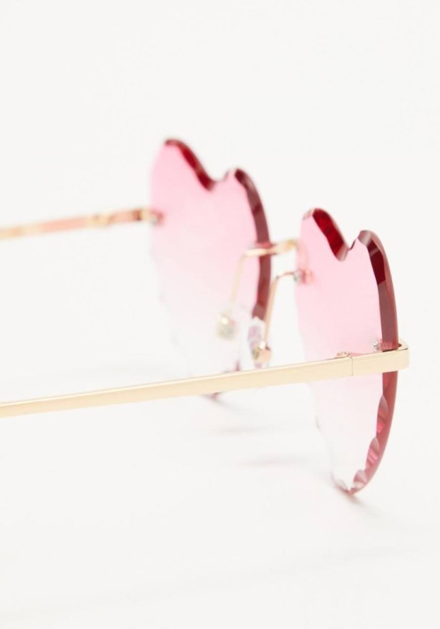 Accessories Reality Eyewear Sunglasses | Two Hearts- Blush