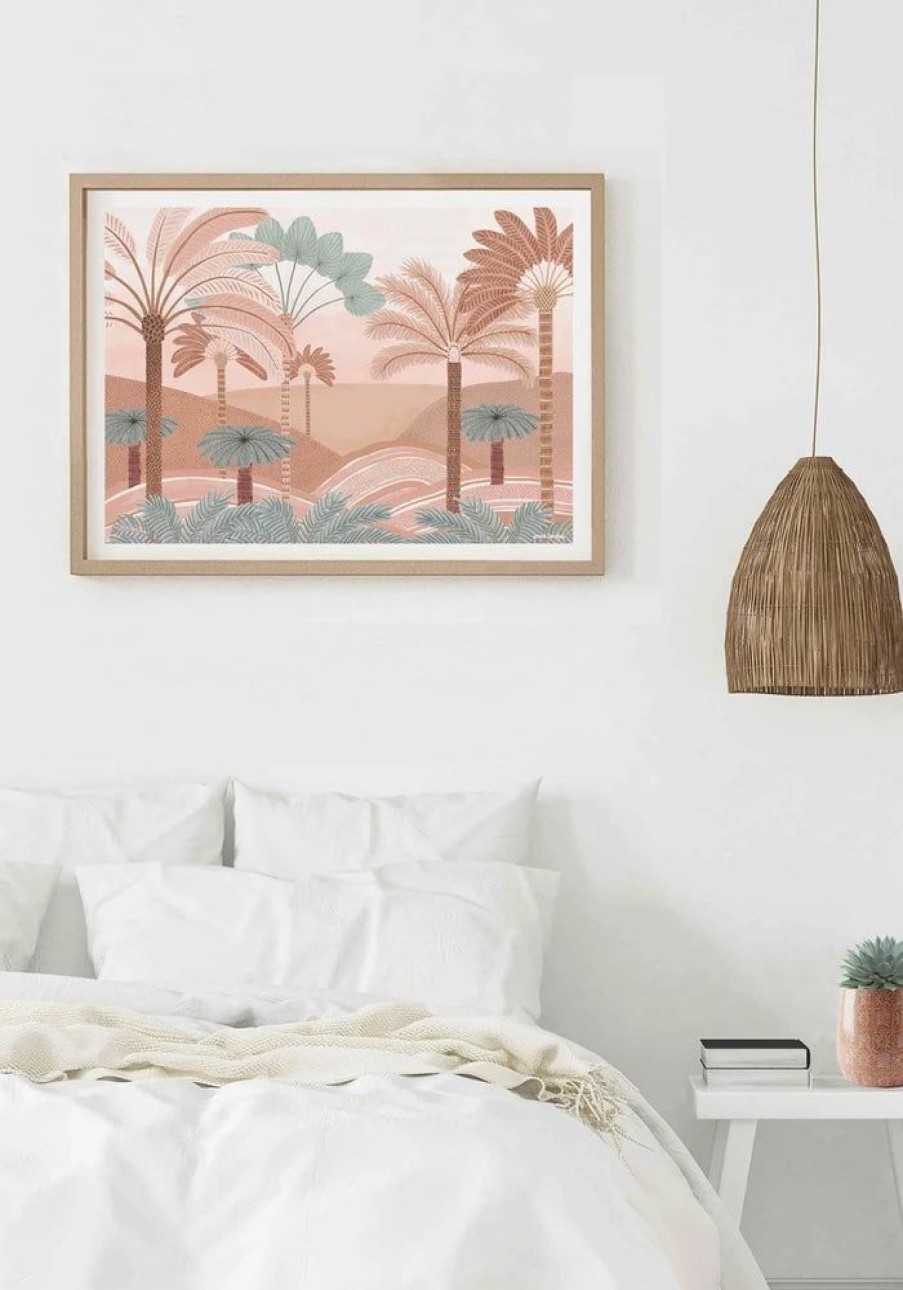 Homewares Karina Jambrak | Glistening Palms Print