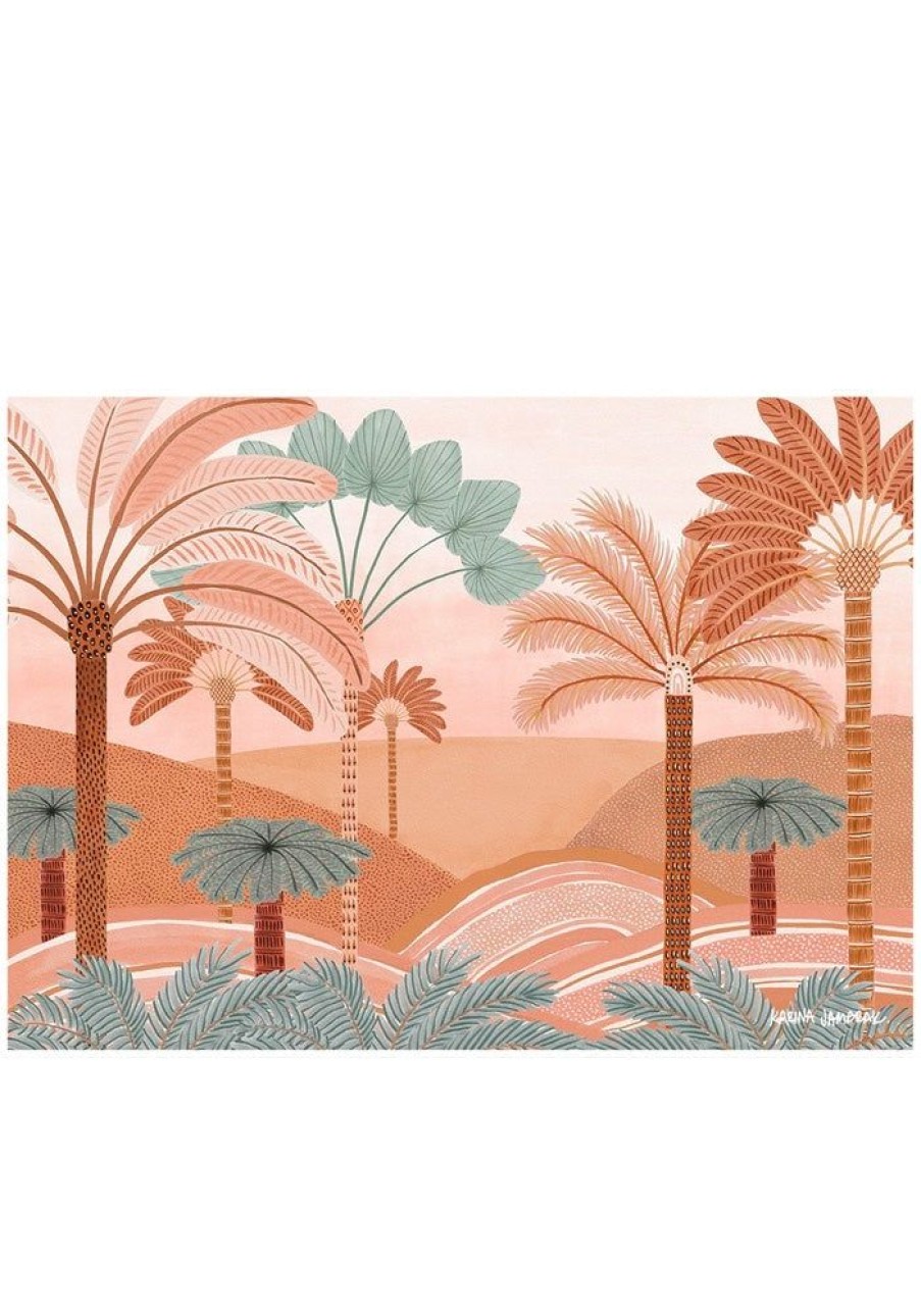 Homewares Karina Jambrak | Glistening Palms Print