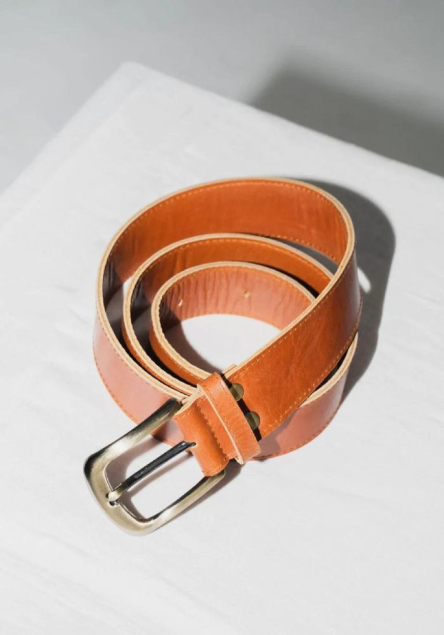 Accessories Hobo and Hatch Belts | Classic Belt- Chestnut Antique