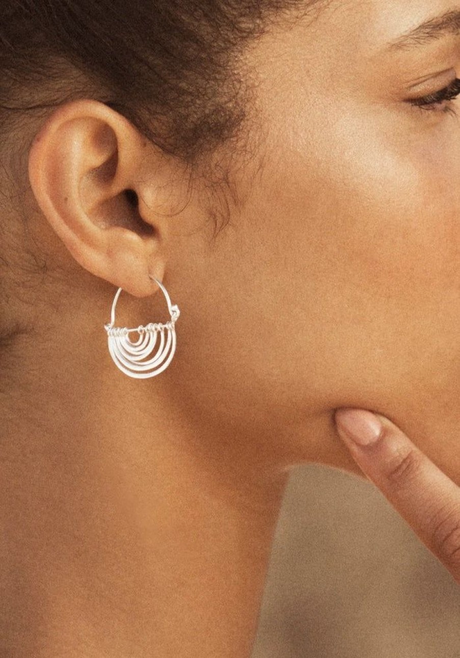 Accessories Temple of the Sun Earrings | Baye Earrings - Silver