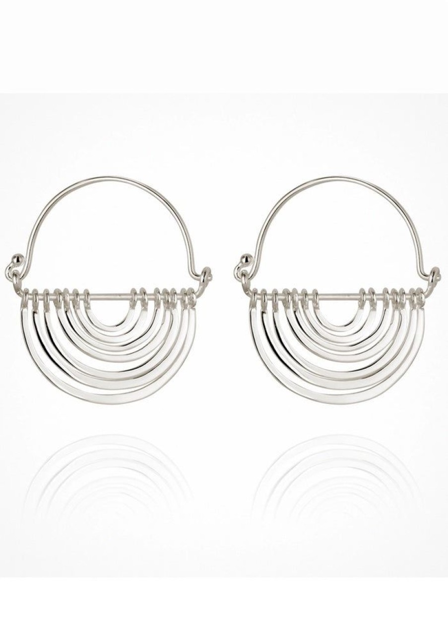 Accessories Temple of the Sun Earrings | Baye Earrings - Silver