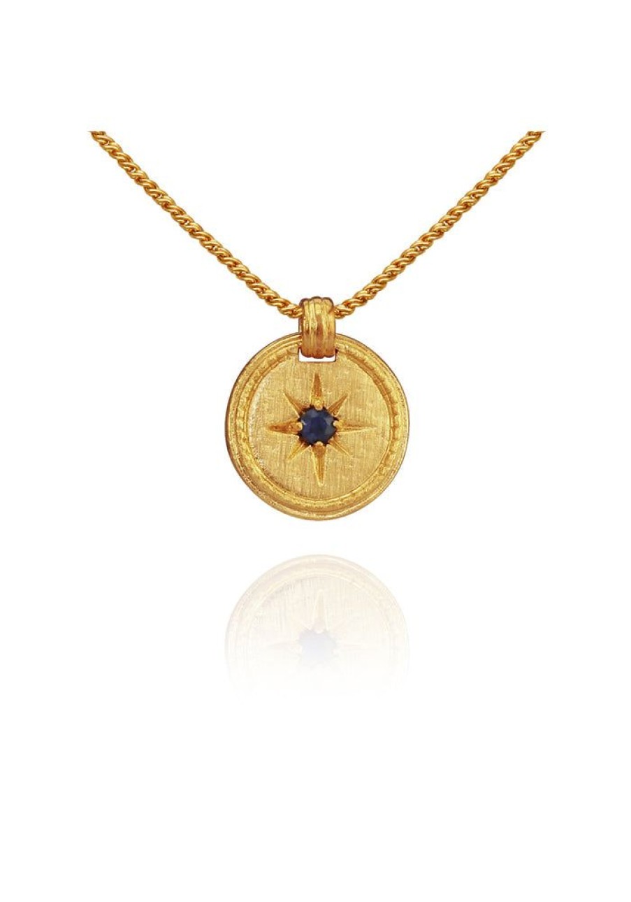 Accessories Temple of the Sun Gold Jewels | Stella Necklace - Gold